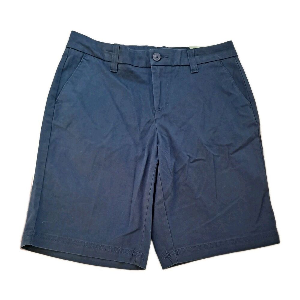 Magellan Outdoors Women's Size 6 Happy Camper Bermuda Shorts Moonlit Ocean Blue